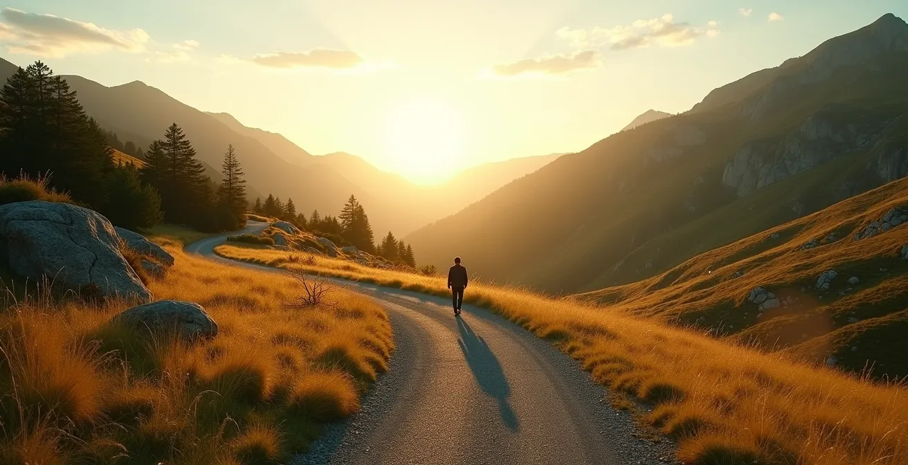 Abstract representation of emotional balance showing full spectrum of human experience