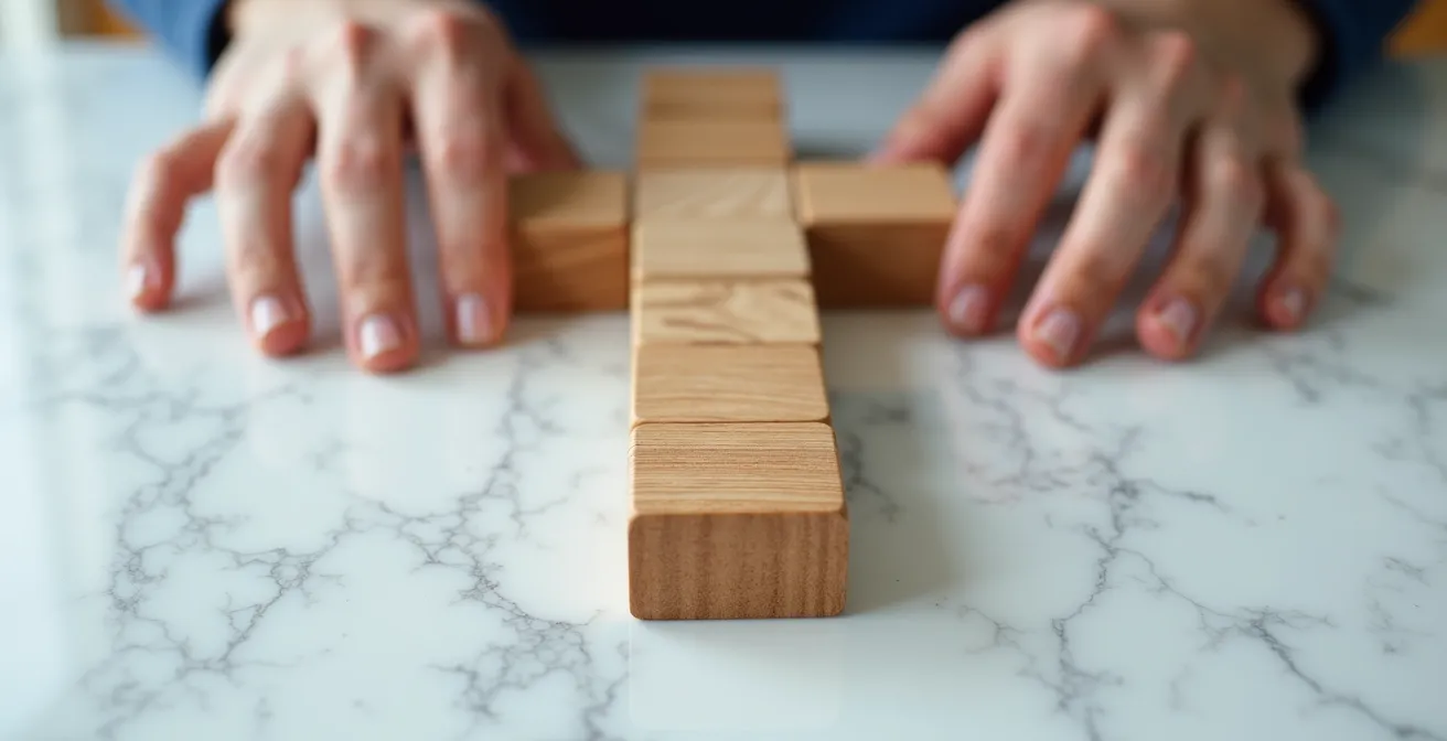 Professional at intersection of multiple skill pathways forming T-shape